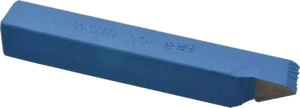 Interstate - 1/2 x 1/2" Shank, Offset Threading Single Point Tool Bit - ER-8, Grade C6 - Exact Tool & Supply