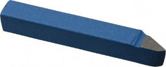 Interstate - 5/16 x 5/16" Shank, Offset Threading Single Point Tool Bit - EL-5, Grade C6 - Exact Tool & Supply