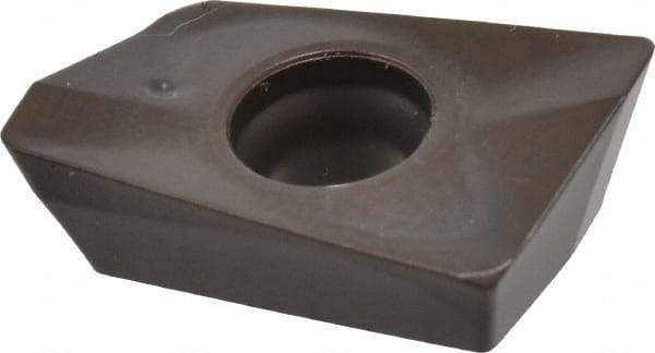 Seco - XOMX180608 M14 Grade T350M Carbide Milling Insert - TiCN/Al2O3 Finish, 1/4" Thick, 0.031" Corner Radius - Exact Tool & Supply