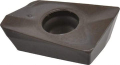 Seco - XOMX180608 M14 Grade T350M Carbide Milling Insert - TiCN/Al2O3 Finish, 1/4" Thick, 0.031" Corner Radius - Exact Tool & Supply