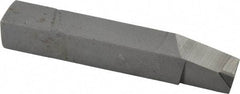 Made in USA - 3/8 x 3/8" Shank, Lead Angle Turning Single Point Tool Bit - BR-6, Grade PCD DIAMOND - Exact Tool & Supply