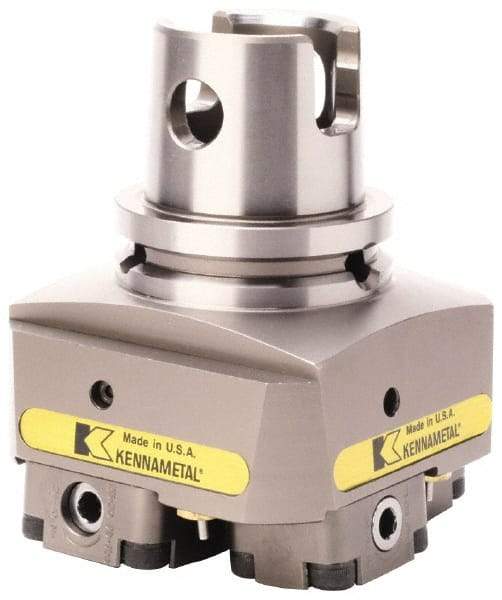 Kennametal - Left Hand Cut, KM63XMZ Modular Connection, Adapter/Mount Lathe Modular Clamping Unit - Through Coolant, Series STAL Turning Adapter - Exact Tool & Supply