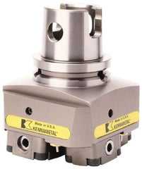 Kennametal - Left Hand Cut, KM63XMZ Modular Connection, Adapter/Mount Lathe Modular Clamping Unit - Through Coolant, Series STAL Turning Adapter - Exact Tool & Supply