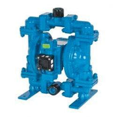 SandPIPER - 1/2" NPT, Metallic, Air Operated Diaphragm Pump - Buna-N Diaphragm, Aluminum Housing - Exact Tool & Supply