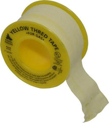 Federal Process - 1" Wide x 520" Long Gas Pipe Repair Tape - 3.8 mil Thick, -450 to 550°F, Yellow - Exact Tool & Supply