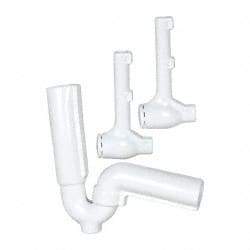 Federal Process - 1-1/2 Inch Pipe, Protect-a-trap Cover - White, PVC - Exact Tool & Supply