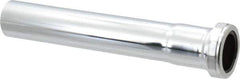 Federal Process - Sink Tailpiece and Extension Tube - Chrome Coated, Brass - Exact Tool & Supply