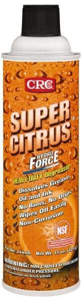 CRC - 20 oz Aerosol Cleaner/Degreaser - Aerosol, Citrus - Exact Tool & Supply