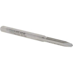 Union Butterfield - #4-40 UNC, 2 Flute, Bright Finish, High Speed Steel Spiral Point Tap - Plug Chamfer, Right Hand Thread, 1-7/8" OAL, 9/16" Thread Length, 0.141" Shank Diam, 2B/3B Class of Fit, Series 1534NR - Exact Tool & Supply
