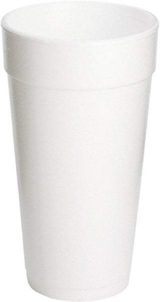 DART - 20 oz Drink Foam Cups - White - Exact Tool & Supply