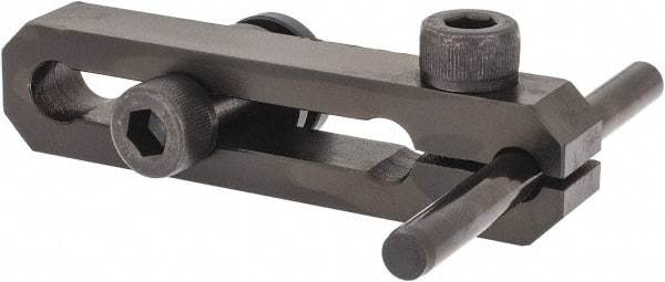 Kurt - 1 Piece M8x1.25 Vise Work Stop - Steel, 3" Long, 2-1/2" Wide - Exact Tool & Supply