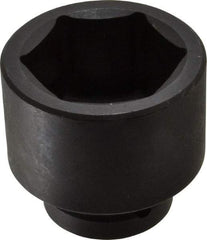 Proto - 1" Drive 63mm Impact Socket - 6 Points, 3-3/8" OAL - Exact Tool & Supply