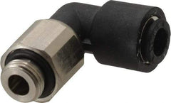 Legris - 6mm Outside Diam, 1/8 BSPP, Nylon Push-to-Connect Tube Male Swivel Elbow - 290 Max psi, Tube to Male BSPP Connection, Buna Nitrile O-Ring - Exact Tool & Supply