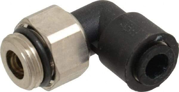 Legris - 6mm Outside Diam, 1/4 BSPP, Nylon Push-to-Connect Tube Male Swivel Elbow - 290 Max psi, Tube to Male BSPP Connection, Buna Nitrile O-Ring - Exact Tool & Supply
