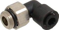 Legris - 6mm Outside Diam, 1/4 BSPP, Nylon Push-to-Connect Tube Male Swivel Elbow - 290 Max psi, Tube to Male BSPP Connection, Buna Nitrile O-Ring - Exact Tool & Supply