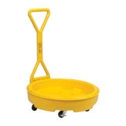 Eagle - Mobile Spill Containment Type: Wheeled Drum Tray w/Handle Number of Drums: 1 - Exact Tool & Supply