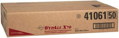 WypAll - X70 Dry Shop Towel/Industrial Wipes - 29-3/4" x 16" Sheet Size, White - Exact Tool & Supply