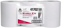 WypAll - X70 Dry Shop Towel/Industrial Wipes - Center Pull, 13-3/8" x 9-3/4" Sheet Size, White - Exact Tool & Supply