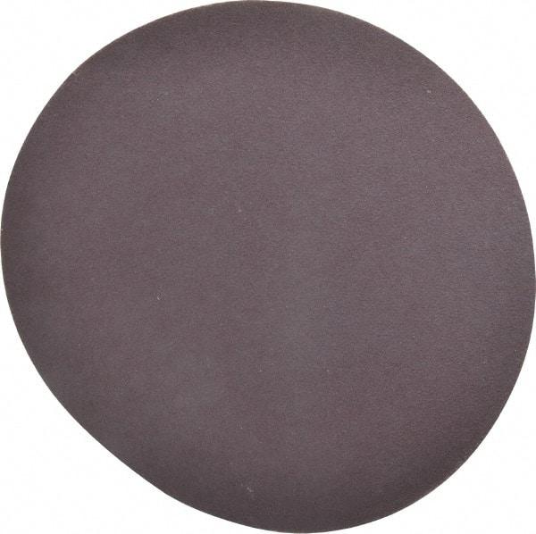 Norton - 6" Diam, 120 Grit Aluminum Oxide Adhesive PSA Disc - Fine Grade, Brown, X Weighted Backing, Flexible - Exact Tool & Supply