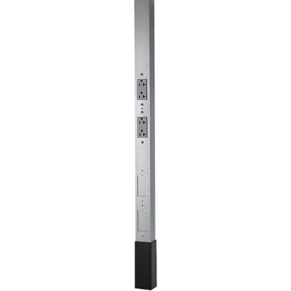 Hubbell Wiring Device-Kellems - Electrical Power & Wiring Service Poles Material: Aluminum Overall Length (Feet): 15 - Exact Tool & Supply