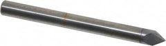 Accupro - 3/16" Diam 2 Flute Single End Solid Carbide Chamfer Mill - Exact Tool & Supply