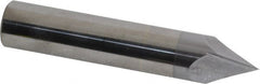 Accupro - 3/4" Diam 2 Flute Single End Solid Carbide Chamfer Mill - Exact Tool & Supply
