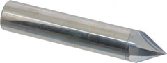 Accupro - 3/4" Diam 4 Flute Single End Solid Carbide Chamfer Mill - Exact Tool & Supply
