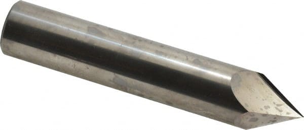 Accupro - 3/4" Diam 2 Flute Single End Solid Carbide Chamfer Mill - Exact Tool & Supply