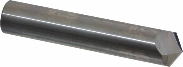 Accupro - 3/4" Diam 2 Flute Single End Solid Carbide Chamfer Mill - Exact Tool & Supply