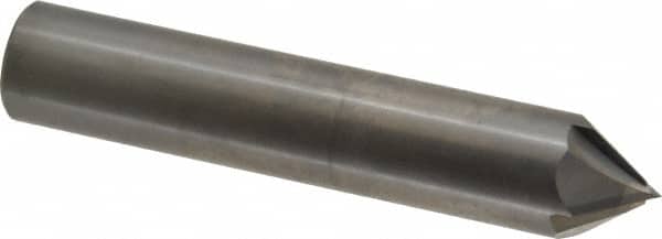 Accupro - 3/4" Diam 4 Flute Single End Solid Carbide Chamfer Mill - Exact Tool & Supply