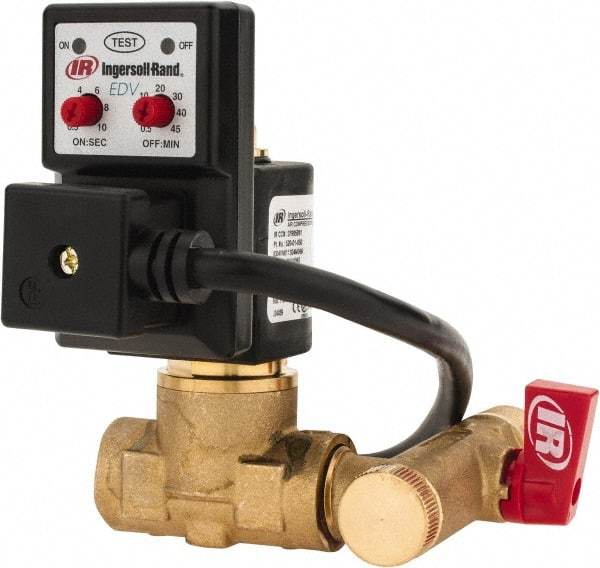 Ingersoll-Rand - Electronic Condensate Drain Valve - For Use with Type 30 Compressor - Exact Tool & Supply