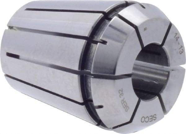 Seco - 14mm ER32 Collet - 0.01mm TIR, 40mm OAL, 33mm Overall Diam - Exact Tool & Supply