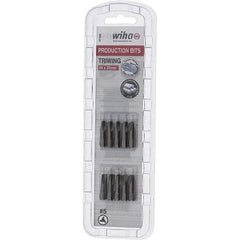 Wiha - 1/4" Drive, #5 Tri-Wing Screwdriver Bit - 1" OAL - Exact Tool & Supply