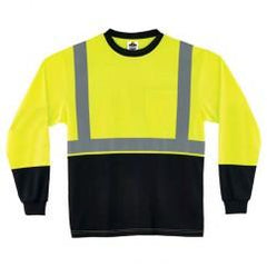 8291BK 5XL LIM/BLK LG SLV T-SHIRT - Exact Tool & Supply