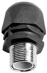 Murrplastik - 3/8" Trade, Nylon Compression Straight Liquidtight Conduit Connector - Noninsulated - Exact Tool & Supply
