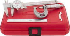 SPI - 3 Piece, Machinist Caliper and Micrometer Tool Kit - Exact Tool & Supply