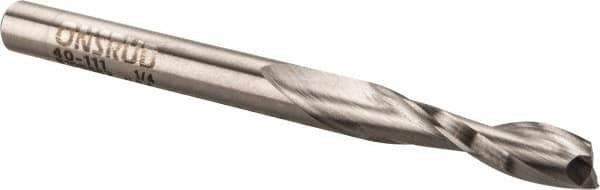 Onsrud - 1/4" Cutting Diam x 1" Length of Cut, 2 Flute, Upcut Spiral Router Bit - Uncoated, Right Hand Cut, High Speed Steel, 3" OAL x 1/4" Shank Diam, Double Edge, 19 to 32° Helix Angle - Exact Tool & Supply