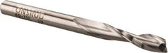 Onsrud - 1/4" Cutting Diam x 1" Length of Cut, 2 Flute, Upcut Spiral Router Bit - Uncoated, Right Hand Cut, High Speed Steel, 3" OAL x 1/4" Shank Diam, Double Edge, 19 to 32° Helix Angle - Exact Tool & Supply