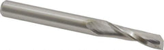 Onsrud - 5/16" Cutting Diam x 1" Length of Cut, 1 Flute, Upcut Spiral Router Bit - Uncoated, Right Hand Cut, High Speed Steel, 3" OAL x 5/16" Shank Diam, Single Edge, 19 to 32° Helix Angle - Exact Tool & Supply