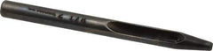 Made in USA - 1/8" Hollow Punch - 4" OAL, Steel - Exact Tool & Supply
