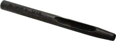 Made in USA - 3/16" Hollow Punch - 4" OAL, Steel - Exact Tool & Supply