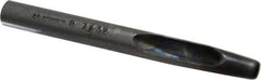 Made in USA - 7/32" Hollow Punch - 4" OAL, Steel - Exact Tool & Supply