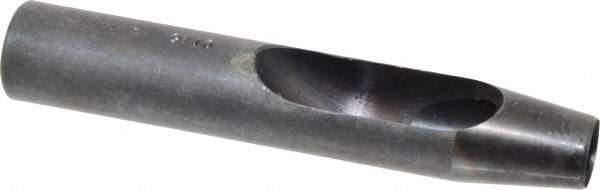 Made in USA - 3/8" Hollow Punch - 4" OAL, Steel - Exact Tool & Supply