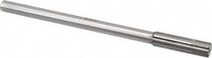 Made in USA - 0.54" Carbide-Tipped 6 Flute Chucking Reamer - Exact Tool & Supply