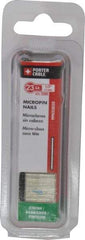Porter-Cable - 23 Gauge 1/2" Long Pin Nails for Power Nailers - Steel, Galvanized Finish, Straight Stick Collation, Chisel Point - Exact Tool & Supply