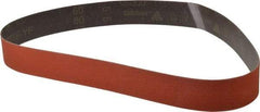 3M - 2" Wide x 48" OAL, 60 Grit, Ceramic Abrasive Belt - Ceramic, Medium, Coated, YF Weighted Cloth Backing, Wet/Dry, Series 777F - Exact Tool & Supply