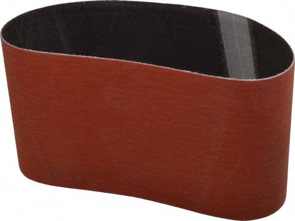 3M - 3-1/2" Wide x 15-1/2" OAL, 120 Grit, Ceramic Abrasive Belt - Ceramic, Fine, Coated, Y Weighted Cloth Backing, Wet/Dry, Series 777F - Exact Tool & Supply