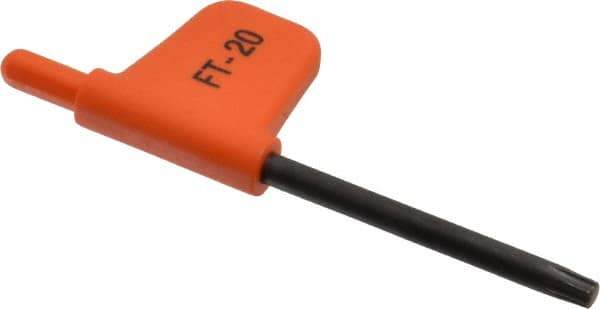 Kennametal - T20 Torx Drive, Flag Handle Driver for Indexable End Mills - Compatible with Insert Screws - Exact Tool & Supply