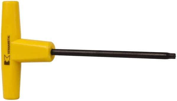 Kennametal - T25 Torx Drive, T Handle Driver for Indexable Slotting Cutter - Compatible with Cartridge Screws - Exact Tool & Supply