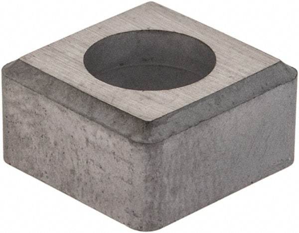 Walter - 1/2" Inscribed Circle, Square Shim for Indexables - 1/4" Thick, ISSN Shim Style, Negative Rake, Left Hand Cut - Exact Tool & Supply